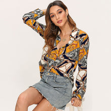 Load image into Gallery viewer, Women Blouses 2020 Fashion Printed Long