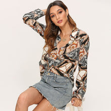 Load image into Gallery viewer, Women Blouses 2020 Fashion Printed Long