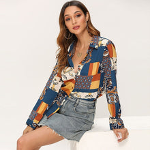 Load image into Gallery viewer, Women Blouses 2020 Fashion Printed Long