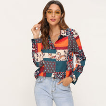 Load image into Gallery viewer, Women Blouses 2020 Fashion Printed Long