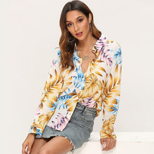 Load image into Gallery viewer, Women Blouses 2020 Fashion Printed Long