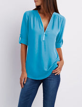 Load image into Gallery viewer, Summer Women Cool Loose Shirt Deep