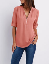 Load image into Gallery viewer, Summer Women Cool Loose Shirt Deep