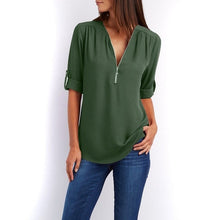 Load image into Gallery viewer, Summer Women Cool Loose Shirt Deep