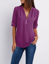 Load image into Gallery viewer, Summer Women Cool Loose Shirt Deep