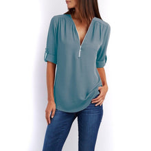 Load image into Gallery viewer, Summer Women Cool Loose Shirt Deep