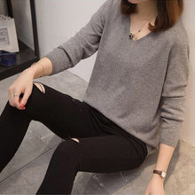 Load image into Gallery viewer, Womens Pullover Knit Spring Autumn Blouse